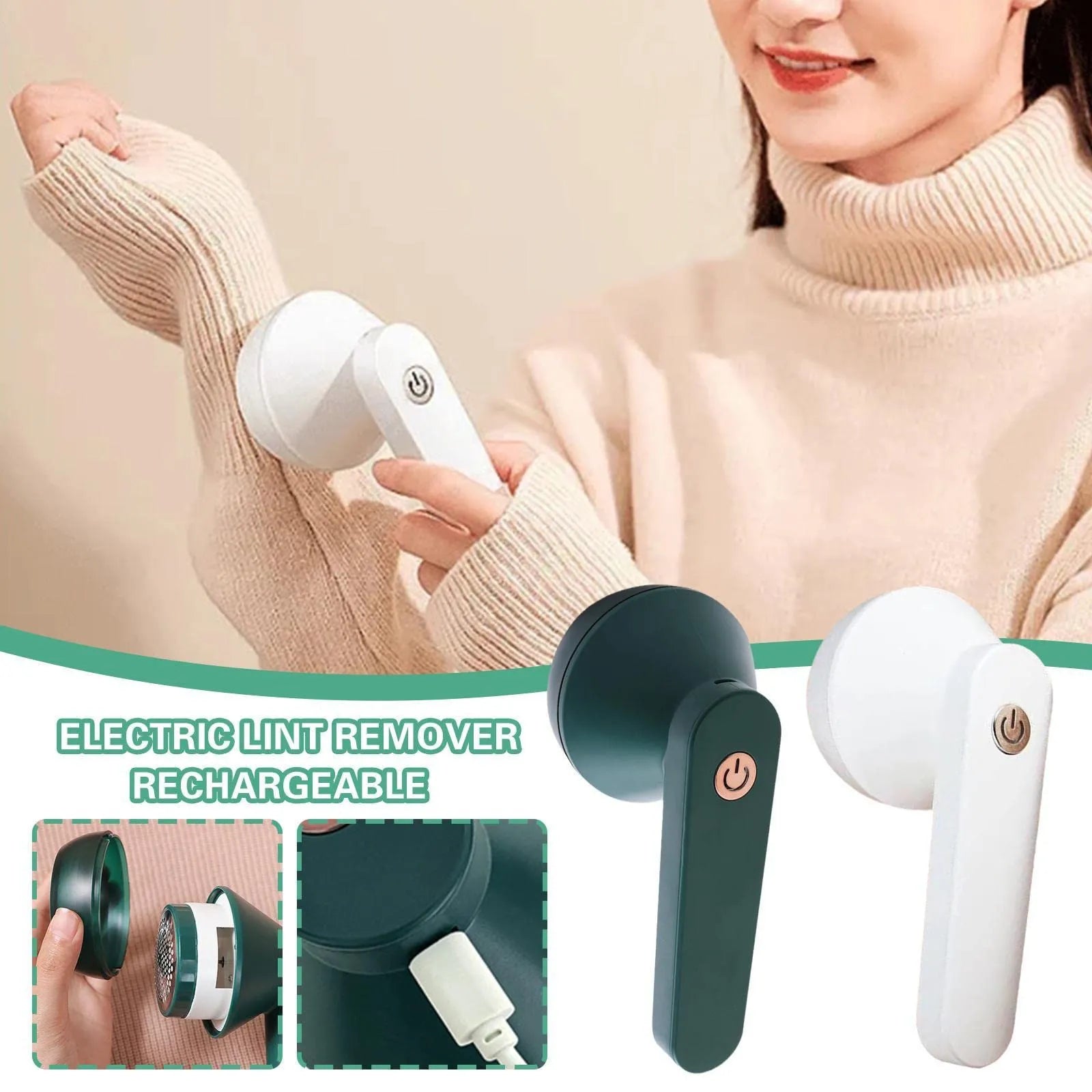 USB Rechargeable Electric Lint Remover Rechargeable, Electric Lint Remover For Clothing, Portable Electric Lint Remover Clothes Fluff Pellet Remover, Electric Pellets Lint Remover For Clothing - Bellarte Enchanté USB Rechargeable Electric Lint Remover Rechargeable, Electric Lint Remover For Clothing, Portable Electric Lint Remover Clothes Fluff Pellet Remover, Electric Pellets Lint Remover For Clothing