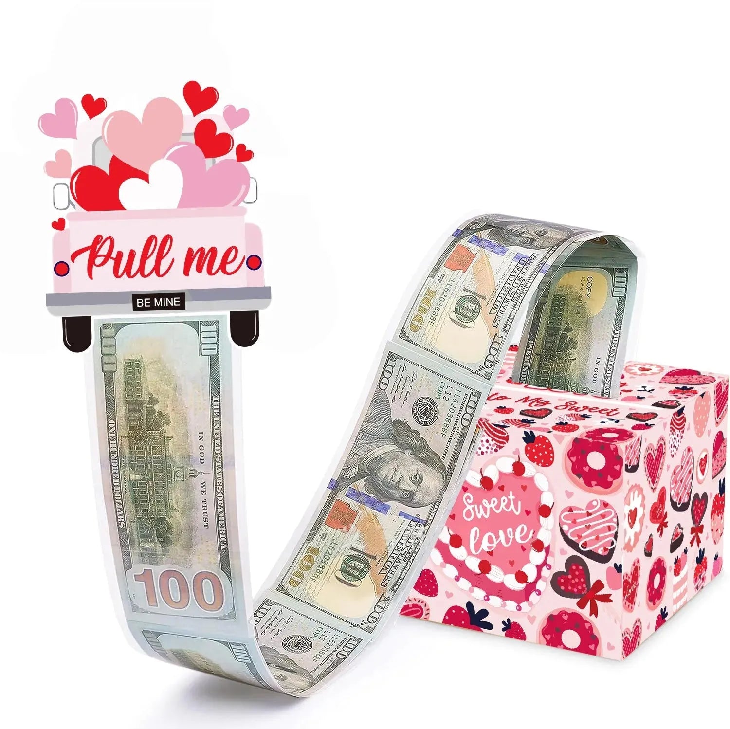 Valentines Day Surprise Box Explosion Gift Creating The Most Interactive Envelope Bounce Creative Diy Folding Paper Money Box - Bellarte Enchanté Valentines Day Surprise Box Explosion Gift Creating The Most Interactive Envelope Bounce Creative Diy Folding Paper Money Box