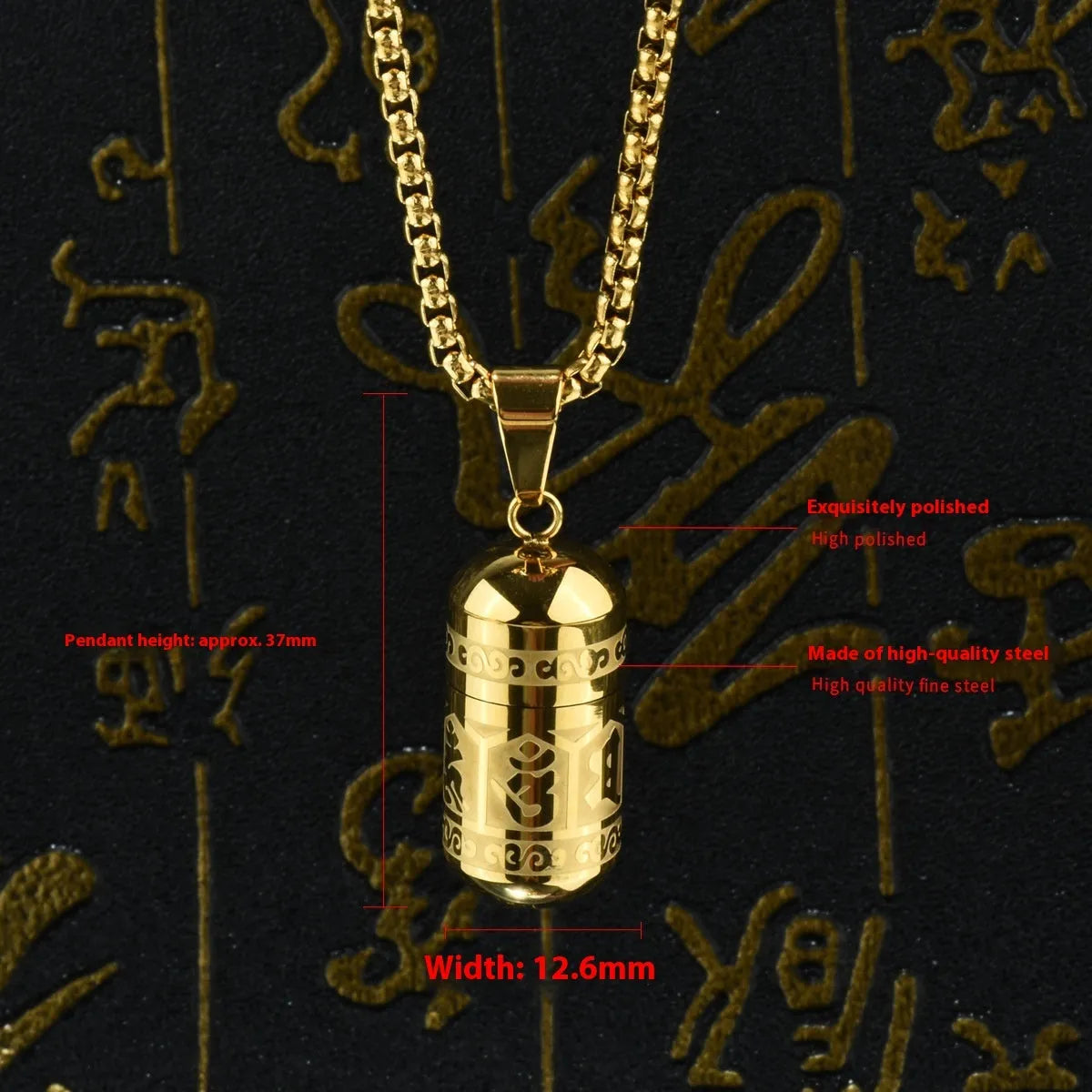 Vintage Trend Pendant Necklace Can Be Opened - Bellarte Enchanté Vintage Trend Pendant Necklace Can Be Opened