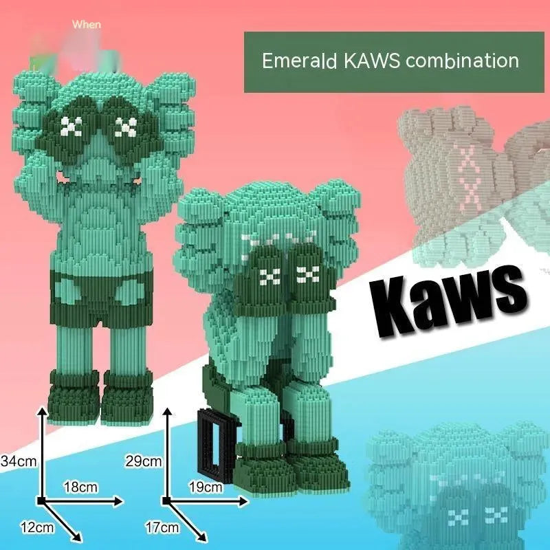 Violent Bear Building Blocks Toy Decoration Trend Creative - Bellarte Enchanté Violent Bear Building Blocks Toy Decoration Trend Creative