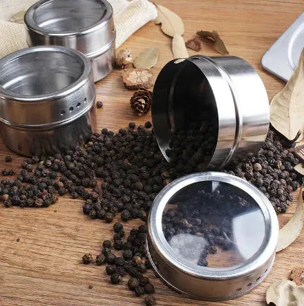 Visible stainless steel spice jar - Bellarte Enchanté Visible stainless steel spice jar
