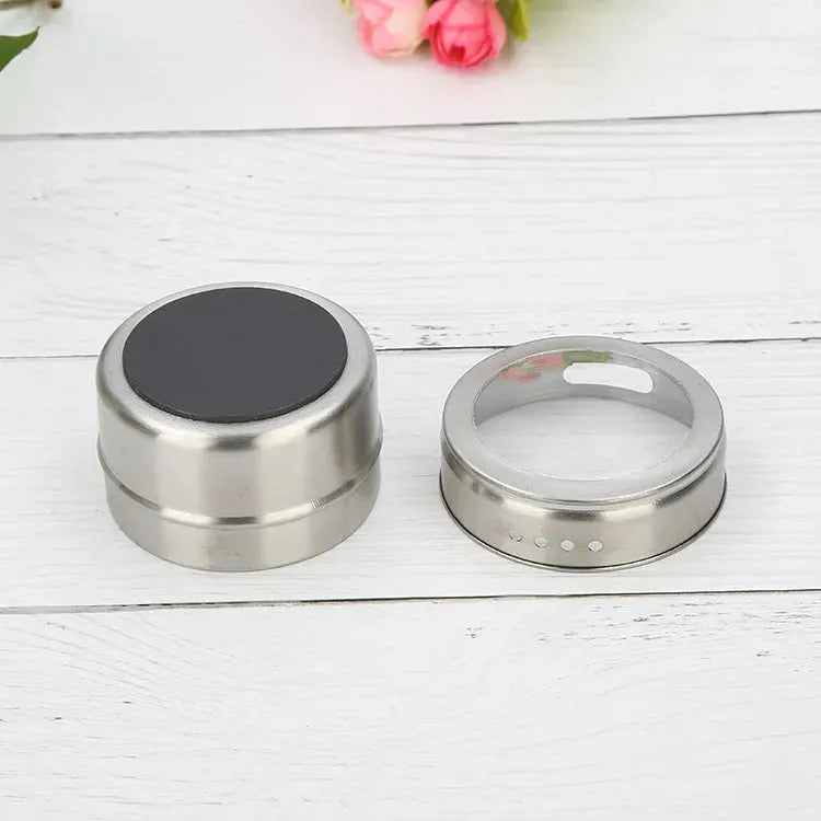 Visible stainless steel spice jar - Bellarte Enchanté Visible stainless steel spice jar