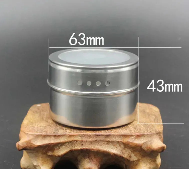 Visible stainless steel spice jar - Bellarte Enchanté Visible stainless steel spice jar