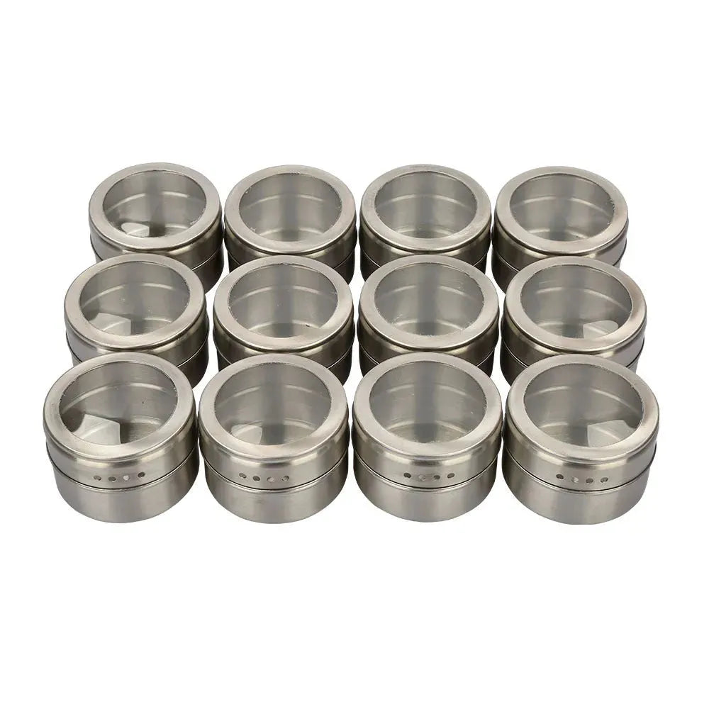 Visible stainless steel spice jar - Bellarte Enchanté Visible stainless steel spice jar