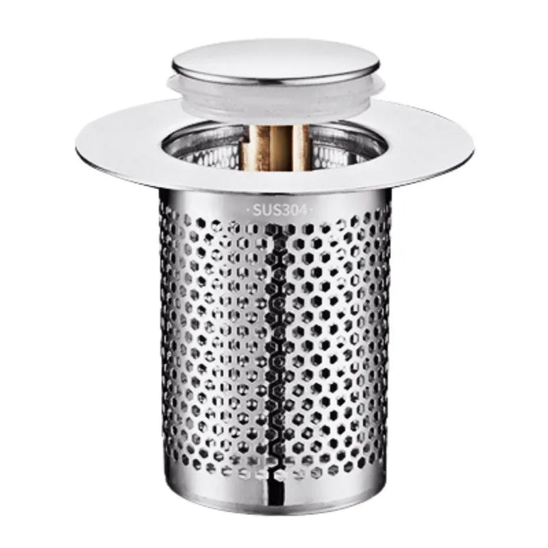 Wash Basin Washbasin Leaking Plug Bounce Core Drainer Accessories With Strainer - Bellarte Enchanté Wash Basin Washbasin Leaking Plug Bounce Core Drainer Accessories With Strainer