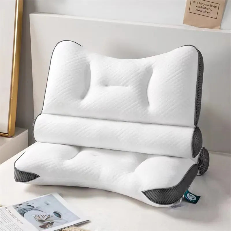 Washable Sleep Neck Support Back Traction Pillow - Bellarte Enchanté Washable Sleep Neck Support Back Traction Pillow