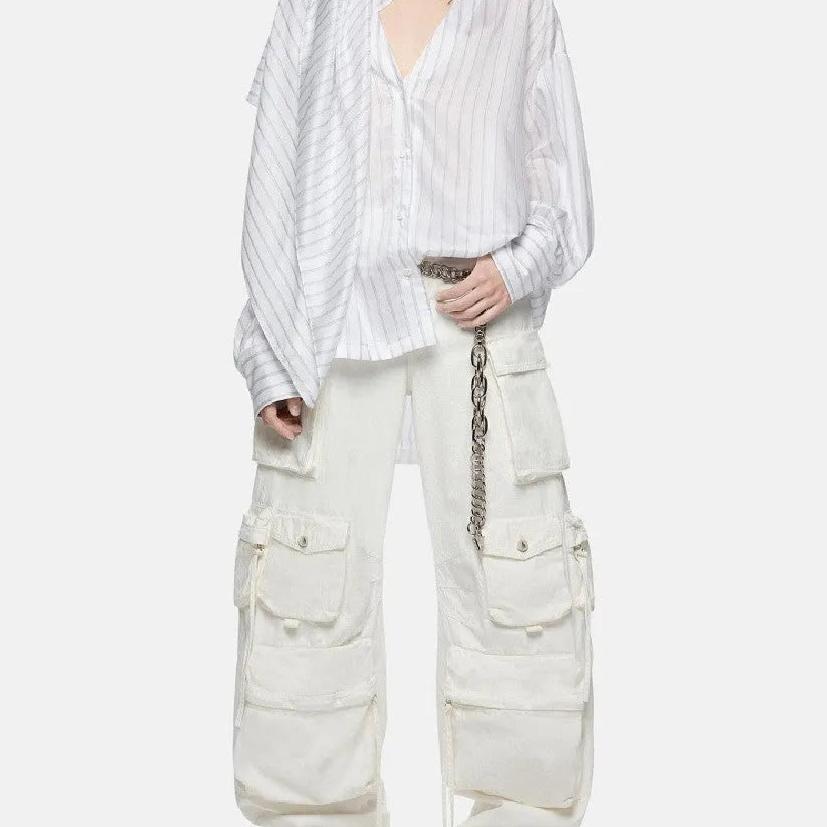 Washed And Torn Work Clothes Jeans - Bellarte Enchanté Washed And Torn Work Clothes Jeans