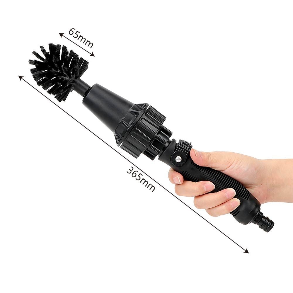 Water-driven Rotary Cleaning Brush Wash Hand-held Water Spray Brush - Bellarte Enchanté Water-driven Rotary Cleaning Brush Wash Hand-held Water Spray Brush