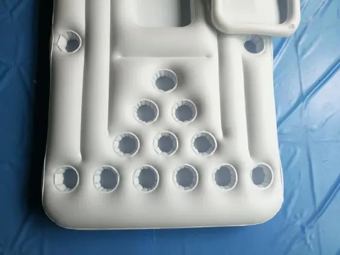 Water Party Air Mattress Ice Bucket Cooler Cup Holder Inflatable Beer Pong Table Pool Float - Bellarte Enchanté Water Party Air Mattress Ice Bucket Cooler Cup Holder Inflatable Beer Pong Table Pool Float