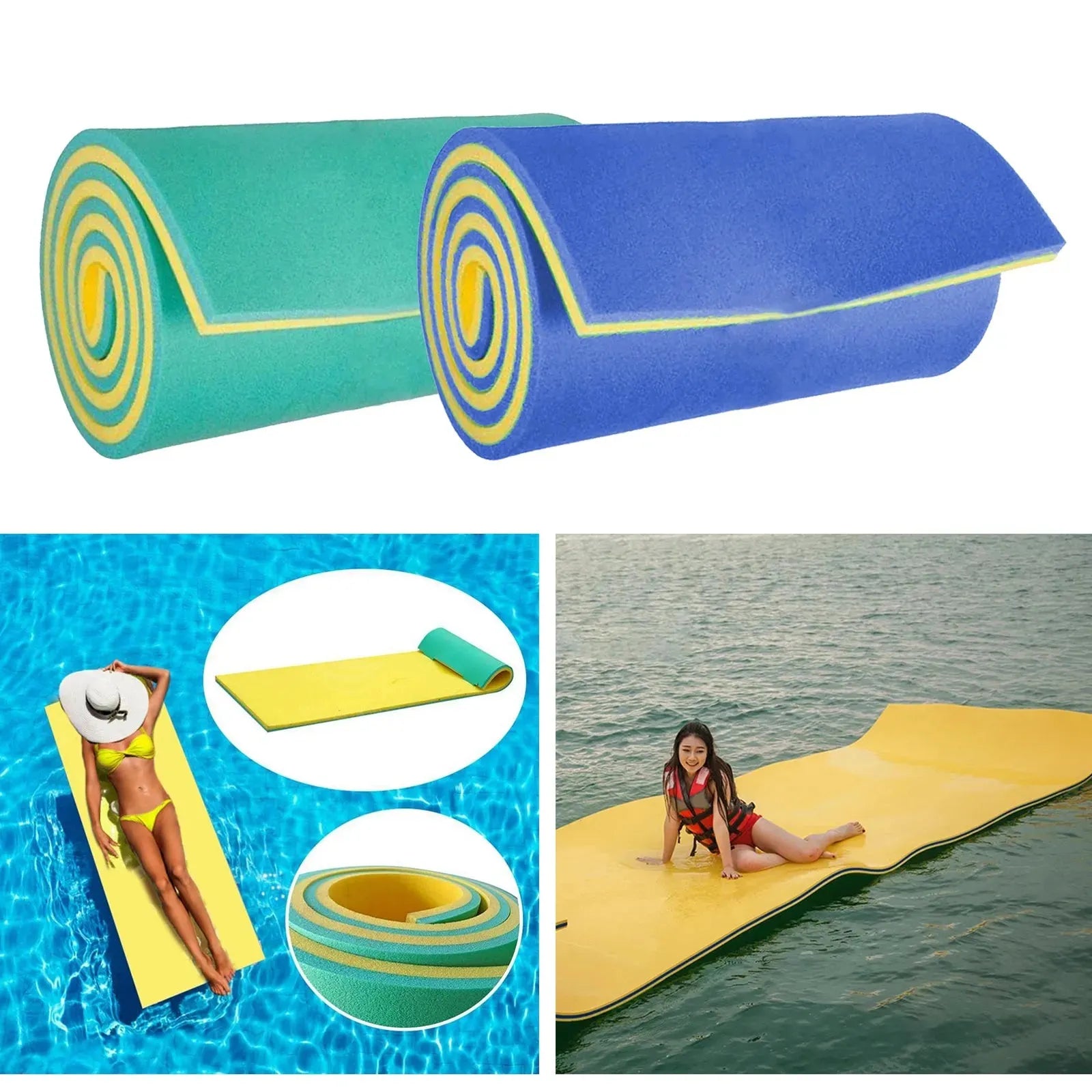 Water Swimming Sports Floating Mat Surfing Magic Carpet - Bellarte Enchanté Water Swimming Sports Floating Mat Surfing Magic Carpet