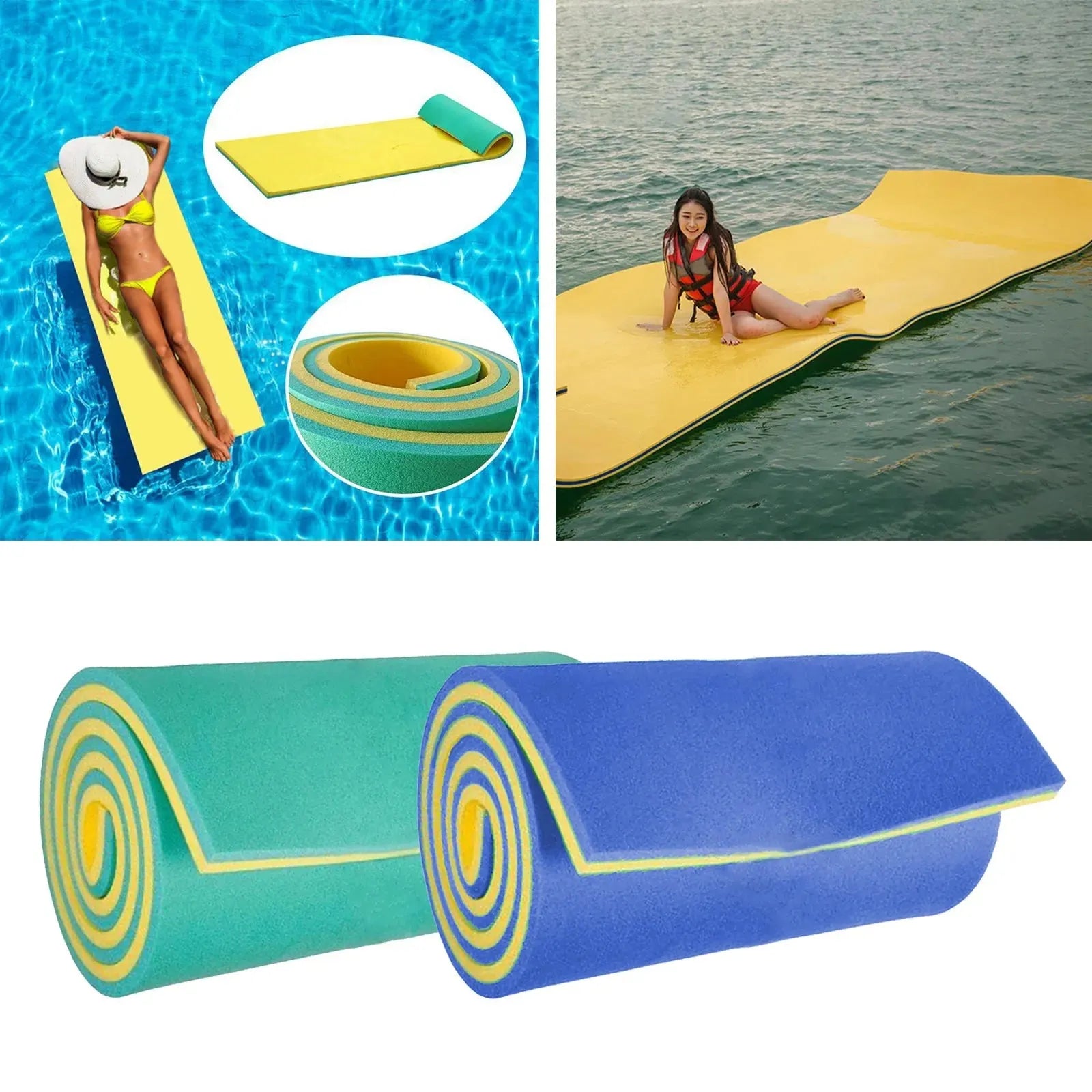 Water Swimming Sports Floating Mat Surfing Magic Carpet - Bellarte Enchanté Water Swimming Sports Floating Mat Surfing Magic Carpet