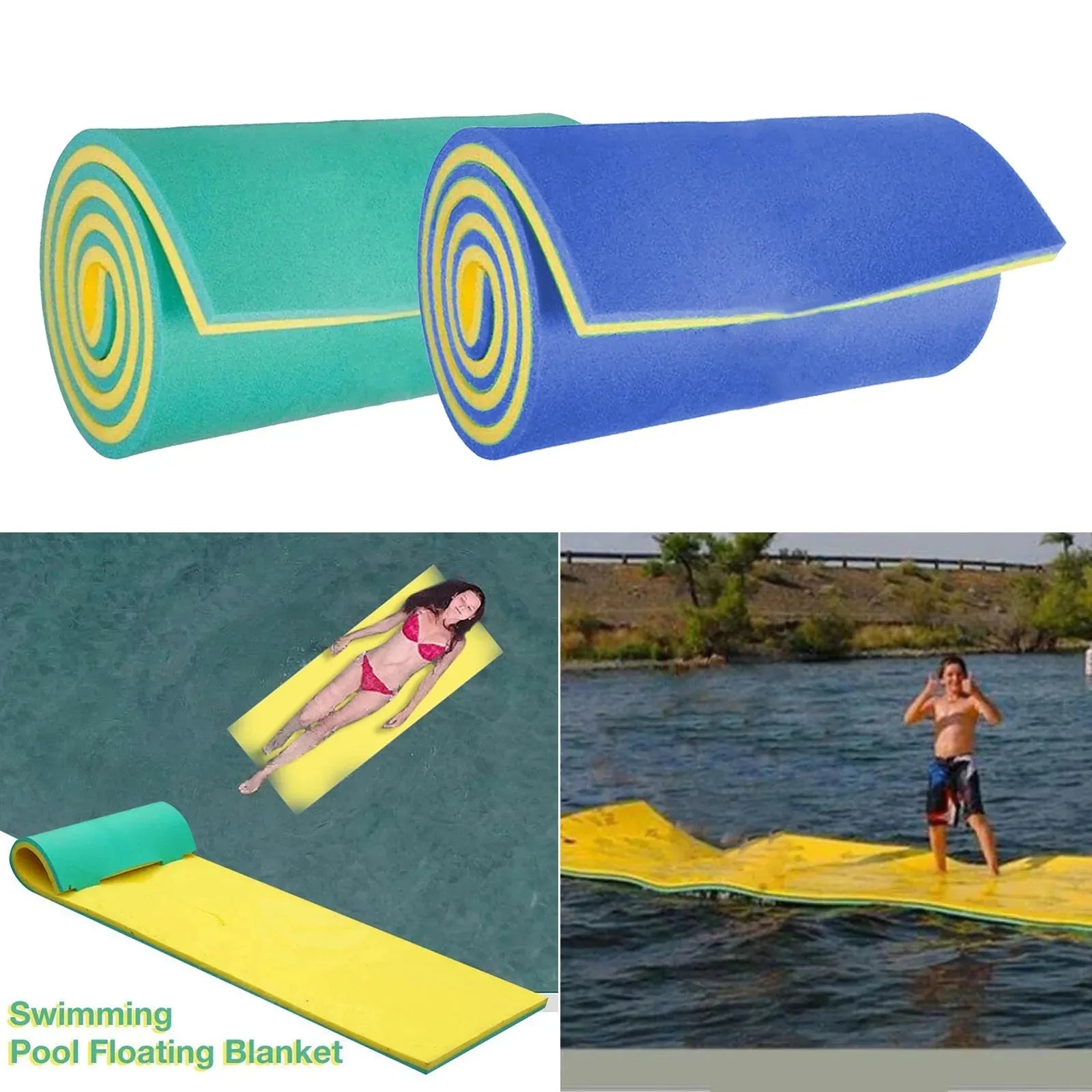 Water Swimming Sports Floating Mat Surfing Magic Carpet - Bellarte Enchanté Water Swimming Sports Floating Mat Surfing Magic Carpet