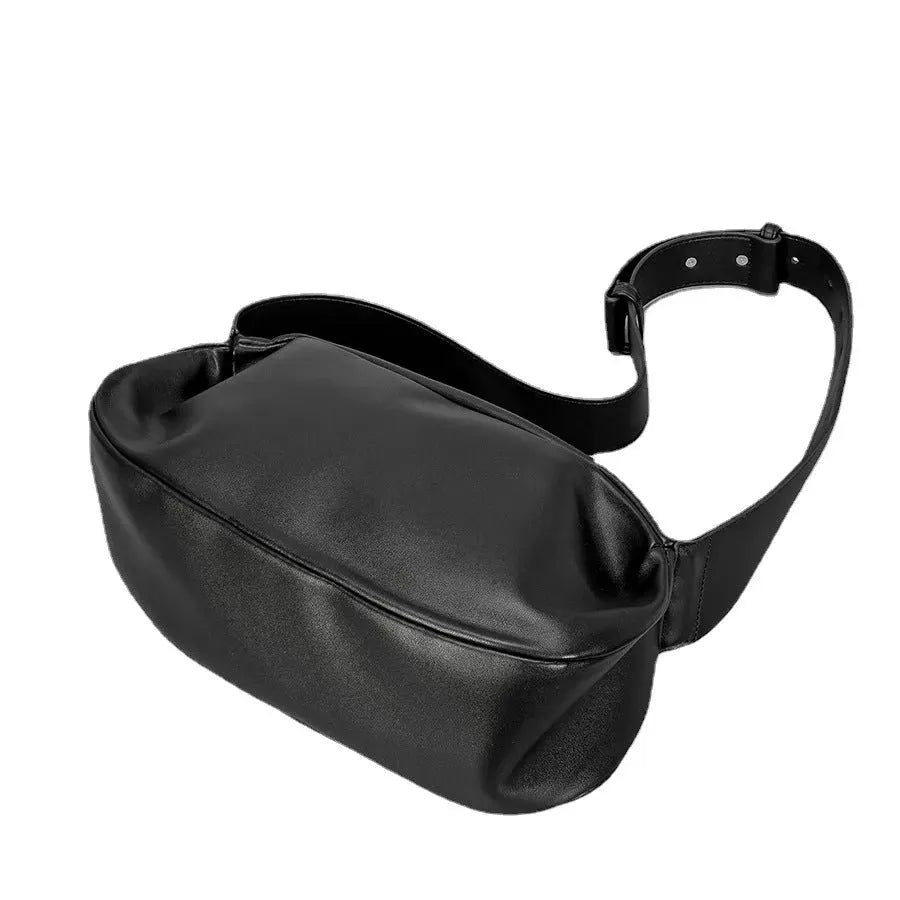 Wide Shoulder Strap Soft Pu Dumpling Bag Women - Bellarte Enchanté Wide Shoulder Strap Soft Pu Dumpling Bag Women