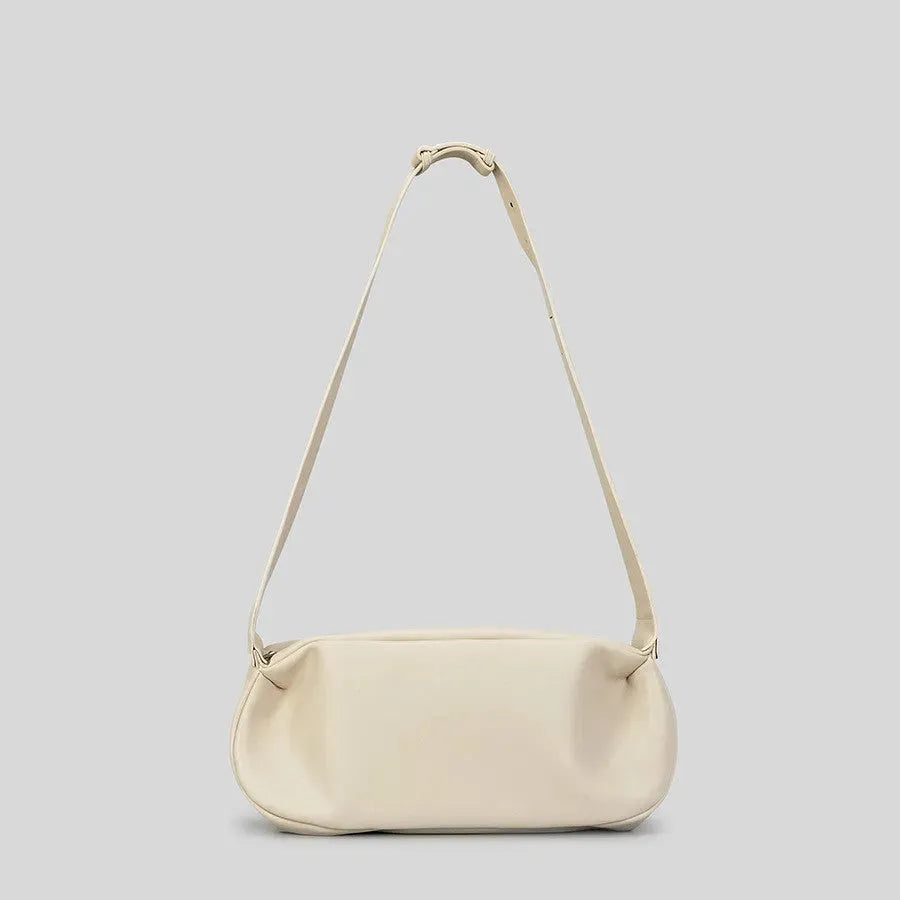 Wide Shoulder Strap Soft Pu Dumpling Bag Women - Bellarte Enchanté Wide Shoulder Strap Soft Pu Dumpling Bag Women