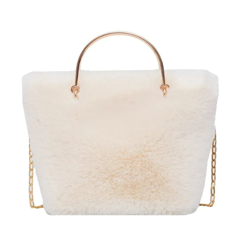 Wild shoulder tote bag plush bag - Bellarte Enchanté Wild shoulder tote bag plush bag