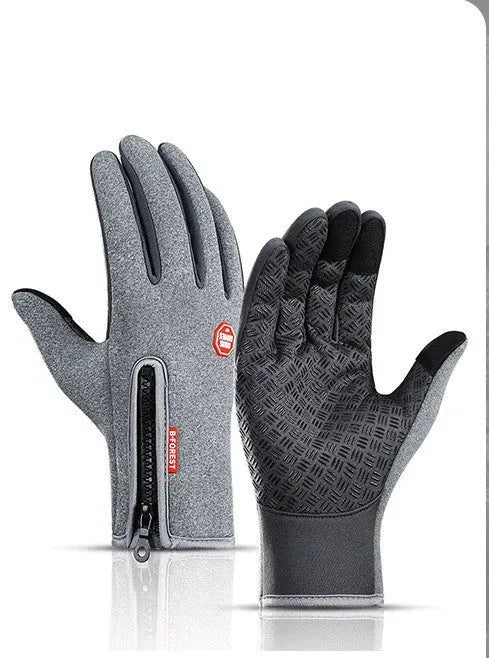 Winter Gloves Touch Screen Riding Motorcycle Sliding Waterproof Sports Gloves With Fleece - Bellarte Enchanté Winter Gloves Touch Screen Riding Motorcycle Sliding Waterproof Sports Gloves With Fleece