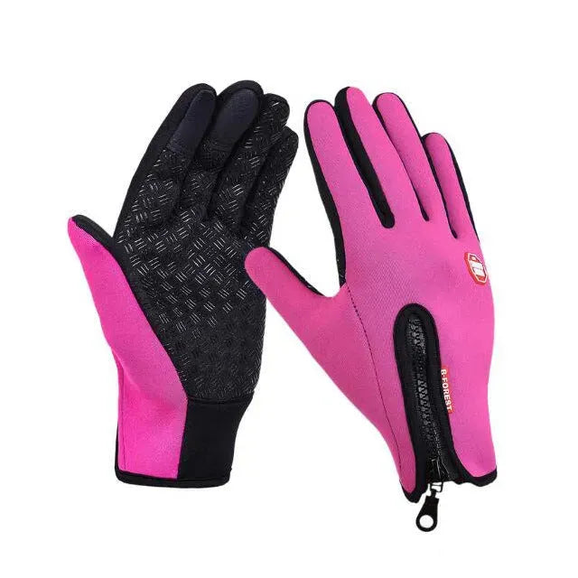 Winter Gloves Touch Screen Riding Motorcycle Sliding Waterproof Sports Gloves With Fleece - Bellarte Enchanté Winter Gloves Touch Screen Riding Motorcycle Sliding Waterproof Sports Gloves With Fleece