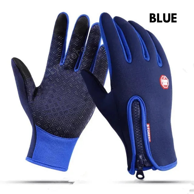 Winter Gloves Touch Screen Riding Motorcycle Sliding Waterproof Sports Gloves With Fleece - Bellarte Enchanté Winter Gloves Touch Screen Riding Motorcycle Sliding Waterproof Sports Gloves With Fleece