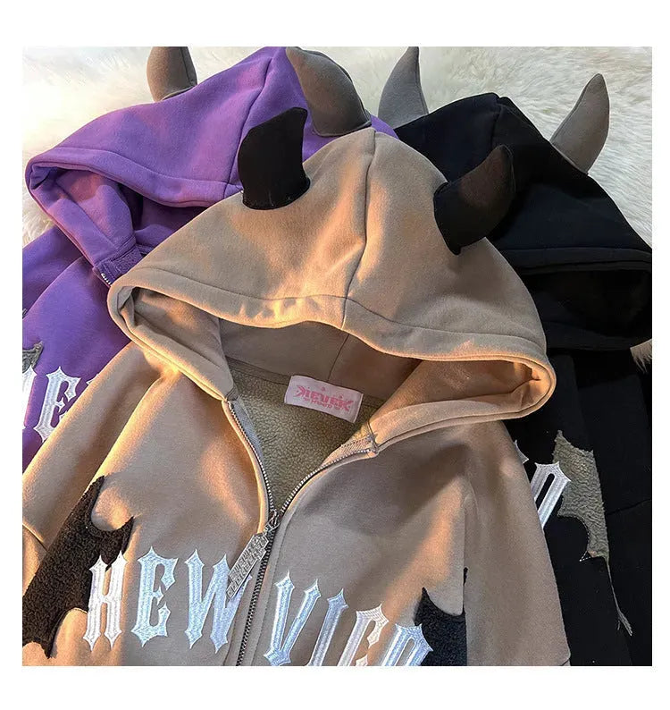 Winter Plush American Hoodie - Bellarte Enchanté Winter Plush American Hoodie