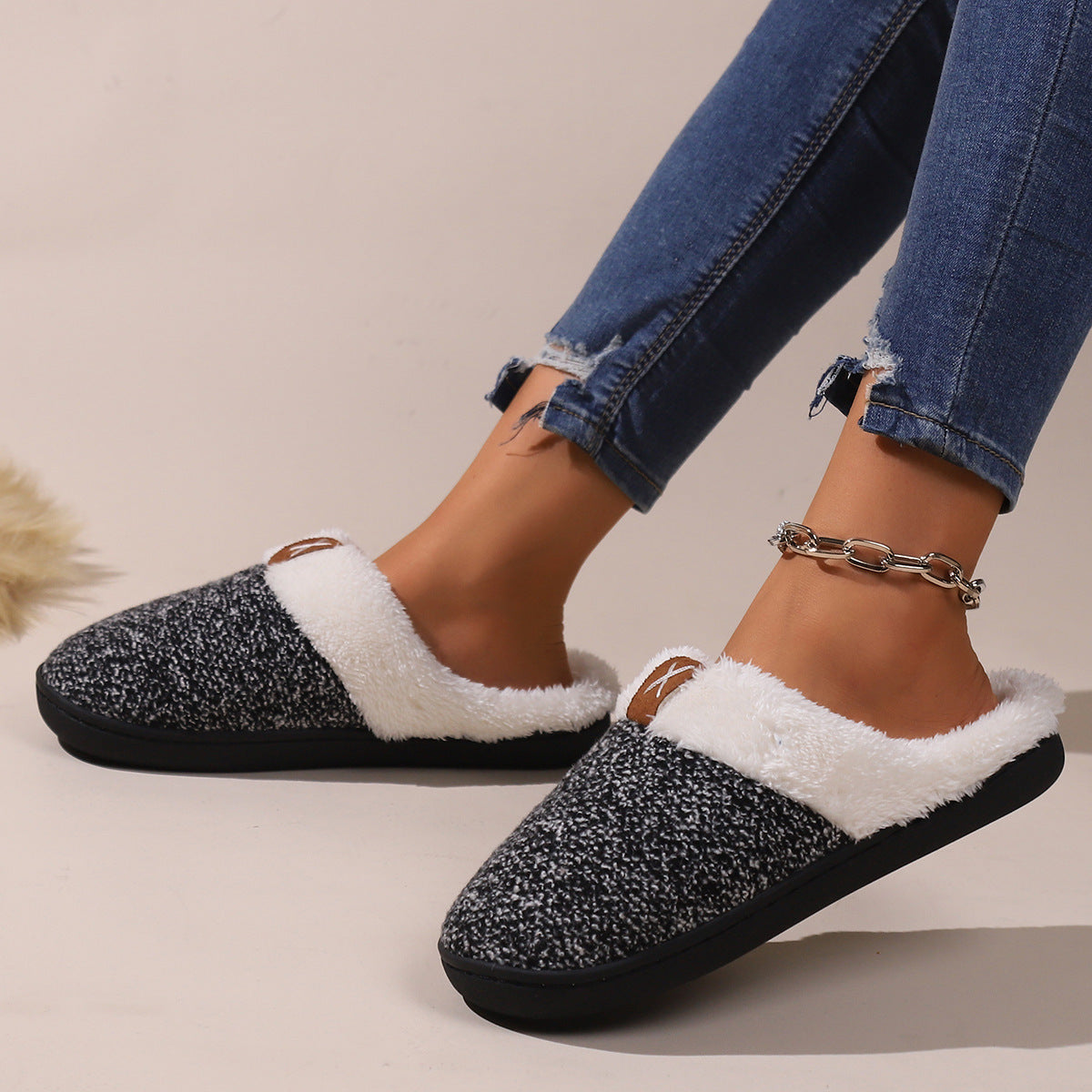 Winter Plush Slippers Fashion Thick Bottom - Bellarte Enchanté Winter Plush Slippers Fashion Thick Bottom