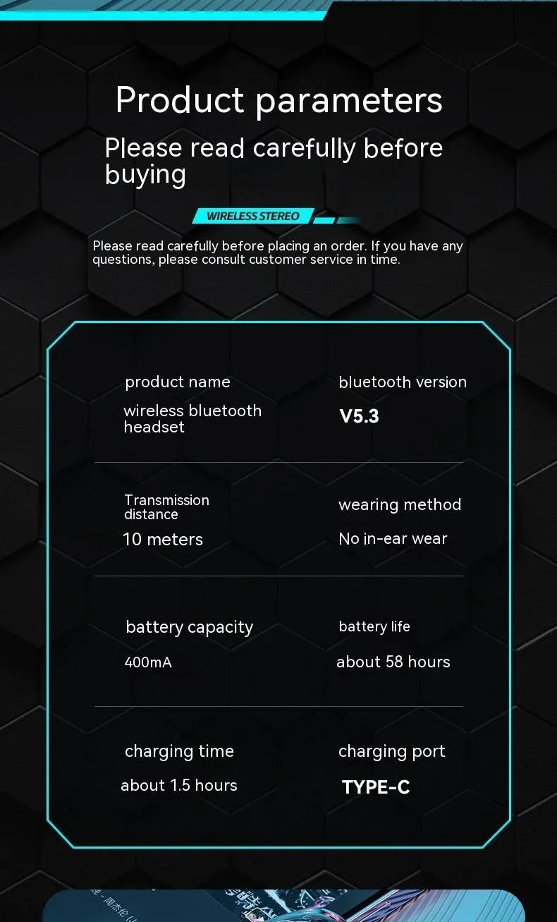 Wireless Non-entry Clip-on Digital Display Noise-reduction Bluetooth Headset - Bellarte Enchanté Wireless Non-entry Clip-on Digital Display Noise-reduction Bluetooth Headset