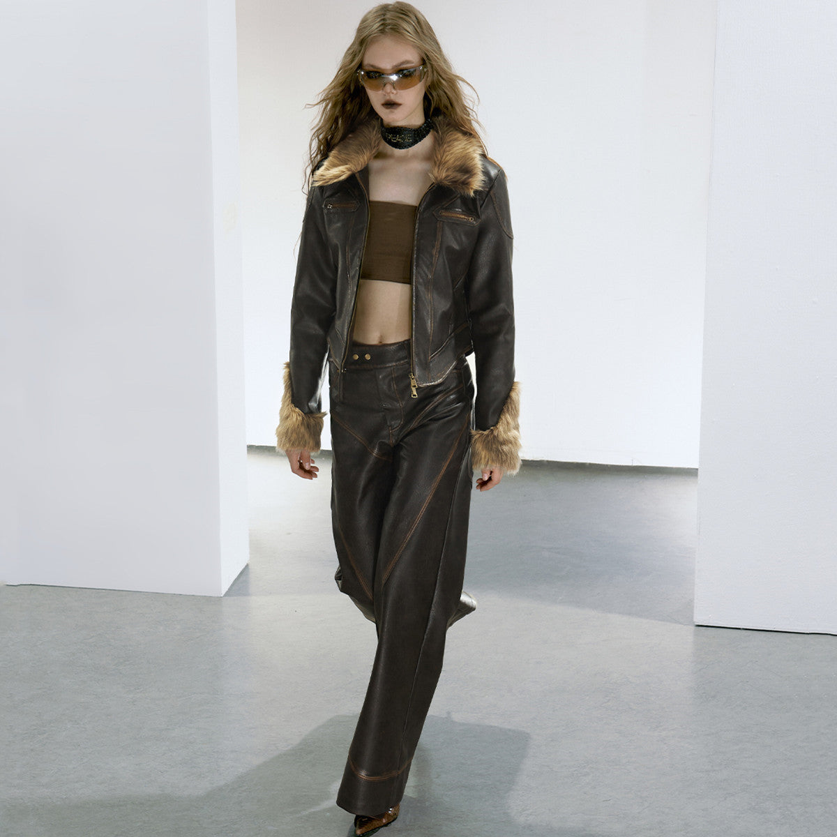 Women's Autumn And Winter Retro Fur Collar Warm And Cotton Jacket - Bellarte Enchanté Women's Autumn And Winter Retro Fur Collar Warm And Cotton Jacket