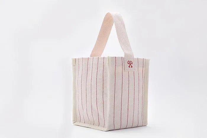 Women's Embroidered Striped Shoulder Organizer Bag - Bellarte Enchanté Women's Embroidered Striped Shoulder Organizer Bag