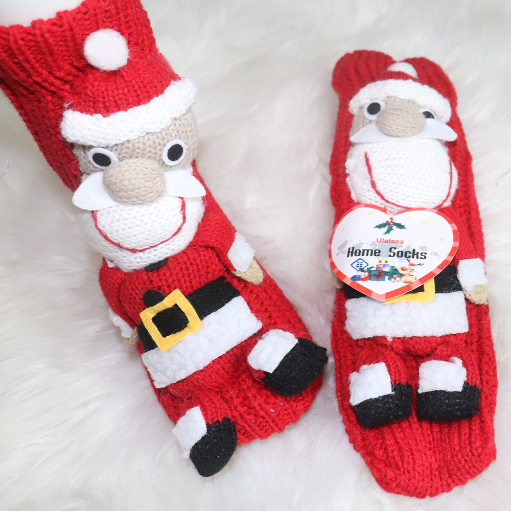 Women's Fashion 3D Cartoon Woolen Yarn Socks - Bellarte Enchanté Women's Fashion 3D Cartoon Woolen Yarn Socks