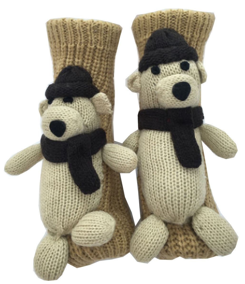 Women's Fashion 3D Cartoon Woolen Yarn Socks - Bellarte Enchanté Women's Fashion 3D Cartoon Woolen Yarn Socks