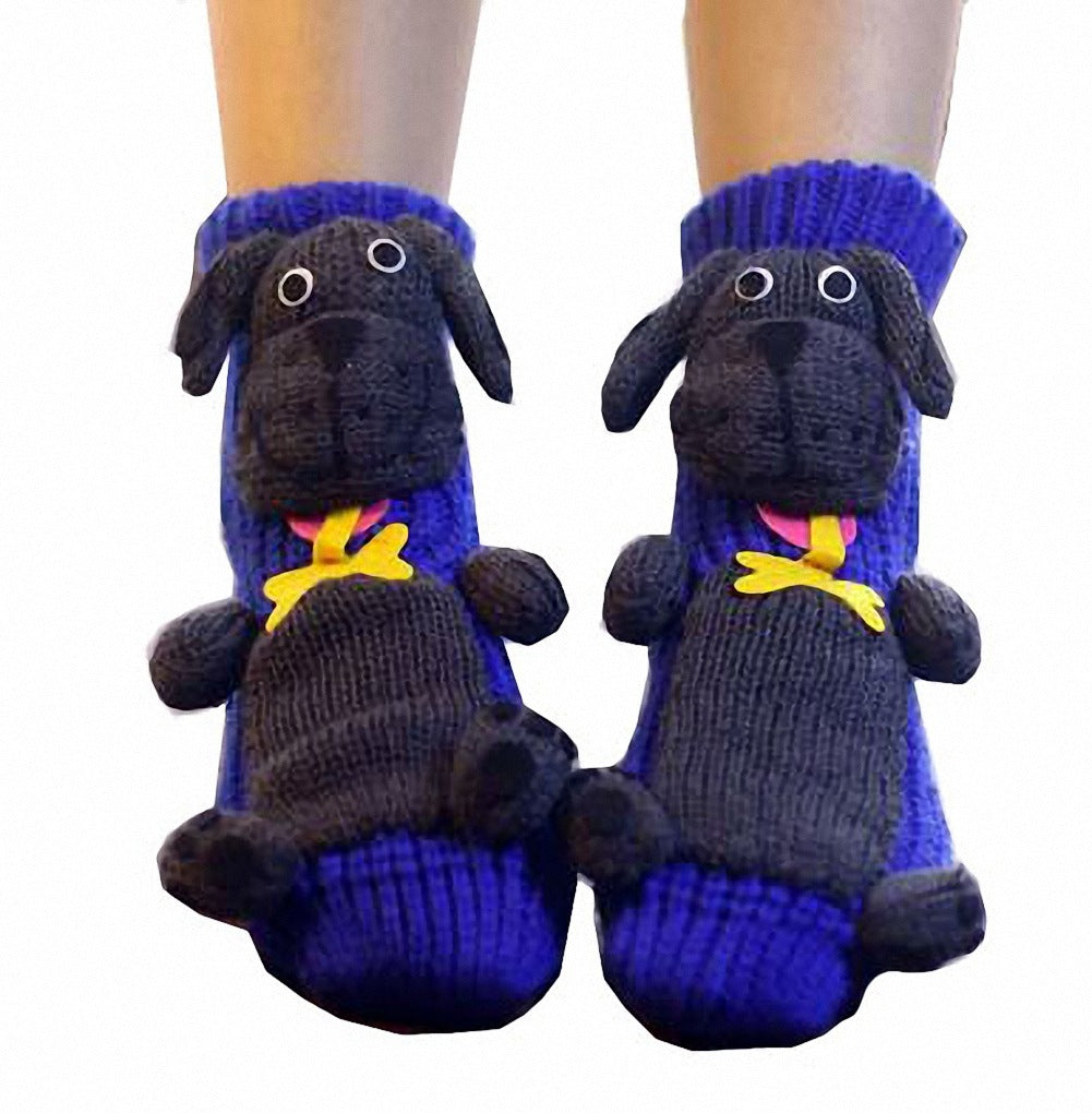 Women's Fashion 3D Cartoon Woolen Yarn Socks - Bellarte Enchanté Women's Fashion 3D Cartoon Woolen Yarn Socks