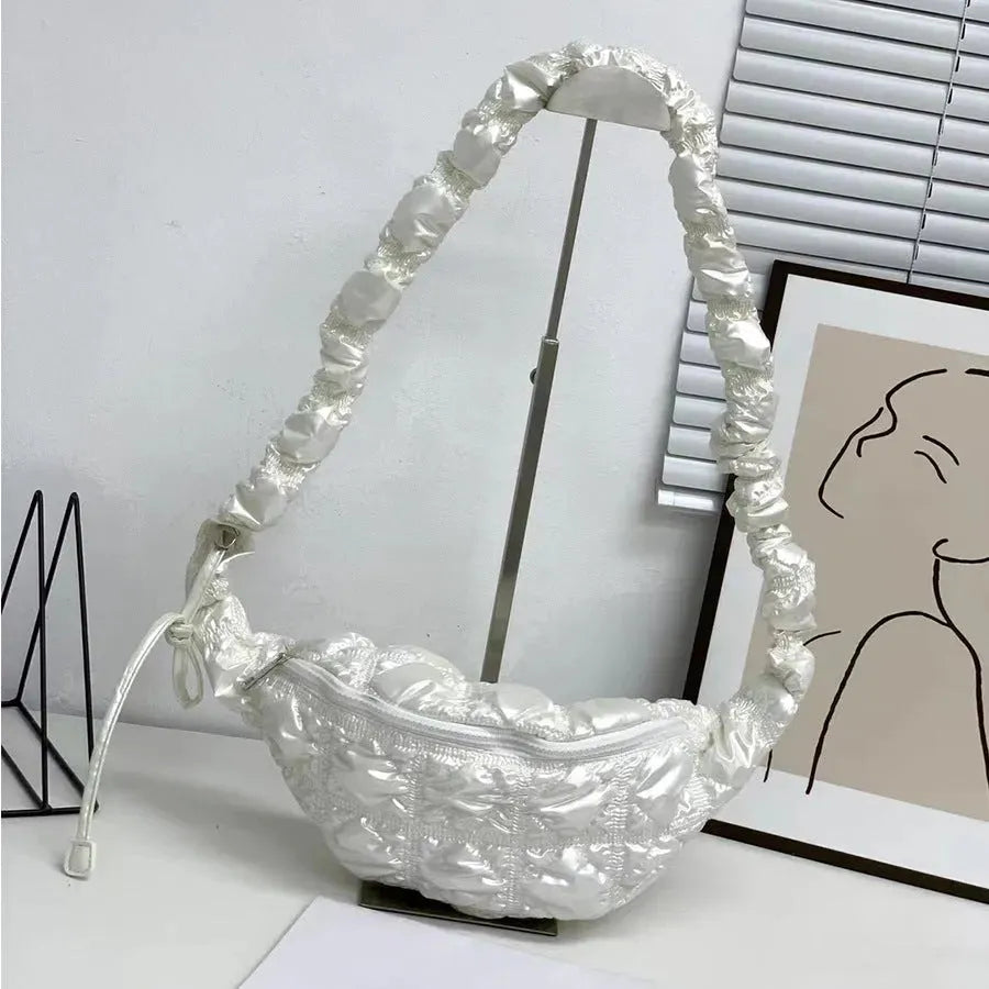 Women's Fashion Casual Cloud Pleated Shoulder Bag - Bellarte Enchanté Women's Fashion Casual Cloud Pleated Shoulder Bag