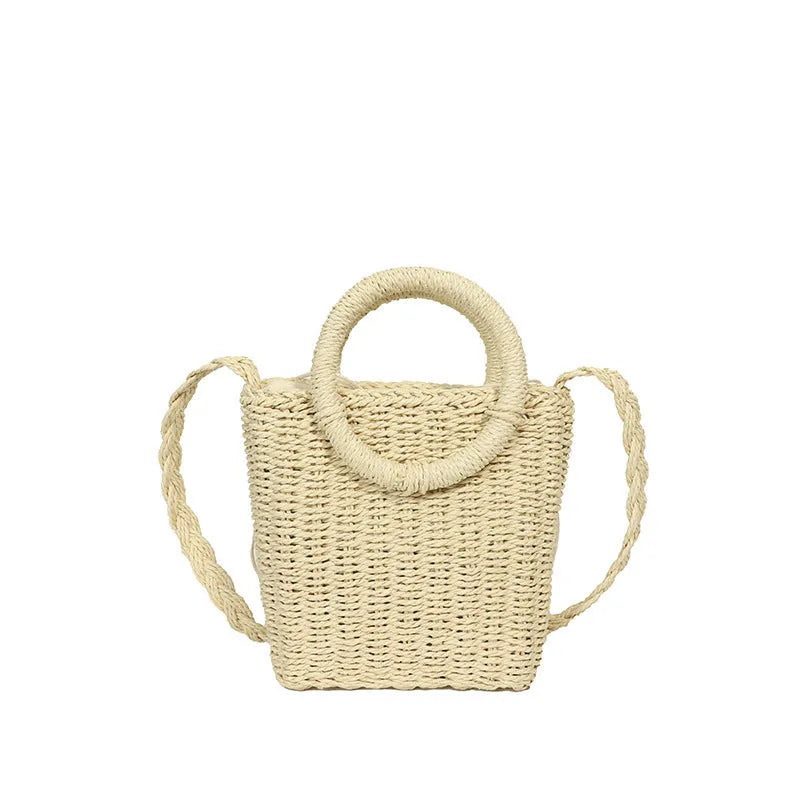 Women's Fashion Casual Single Shoulder Crossbody Straw Bag - Bellarte Enchanté Women's Fashion Casual Single Shoulder Crossbody Straw Bag
