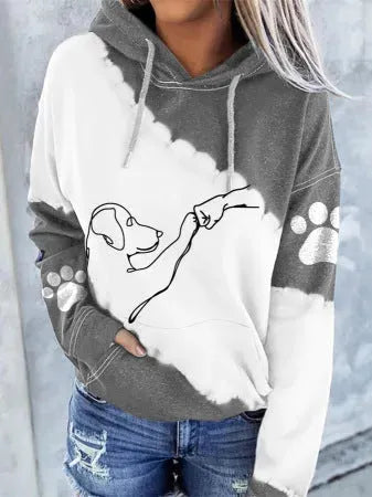 Women's Fashion Digital Printed Hoodie - Bellarte Enchanté Women's Fashion Digital Printed Hoodie