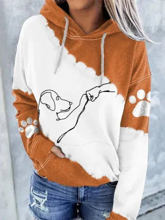 Women's Fashion Digital Printed Hoodie - Bellarte Enchanté Women's Fashion Digital Printed Hoodie