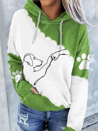 Women's Fashion Digital Printed Hoodie - Bellarte Enchanté Women's Fashion Digital Printed Hoodie