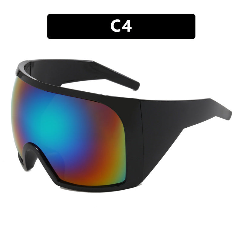 Women's Fashion Large Rim Mask Sunglasses - Bellarte Enchanté Women's Fashion Large Rim Mask Sunglasses