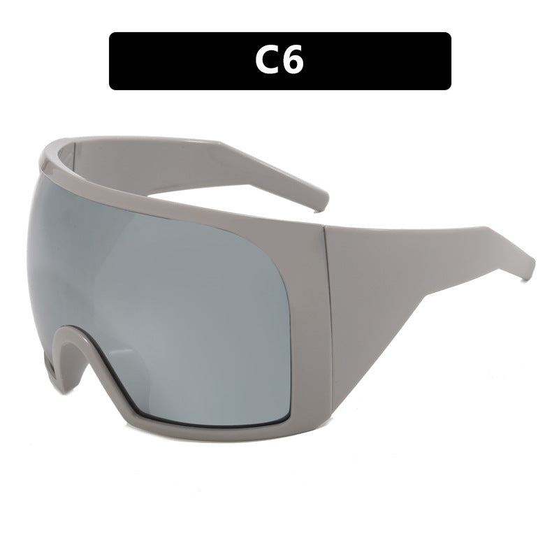 Women's Fashion Large Rim Mask Sunglasses - Bellarte Enchanté Women's Fashion Large Rim Mask Sunglasses