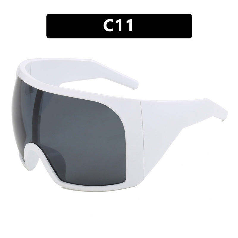 Women's Fashion Large Rim Mask Sunglasses - Bellarte Enchanté Women's Fashion Large Rim Mask Sunglasses