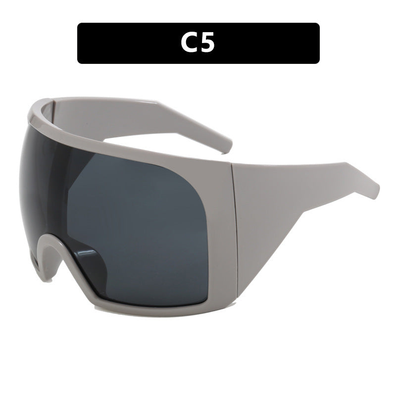 Women's Fashion Large Rim Mask Sunglasses - Bellarte Enchanté Women's Fashion Large Rim Mask Sunglasses