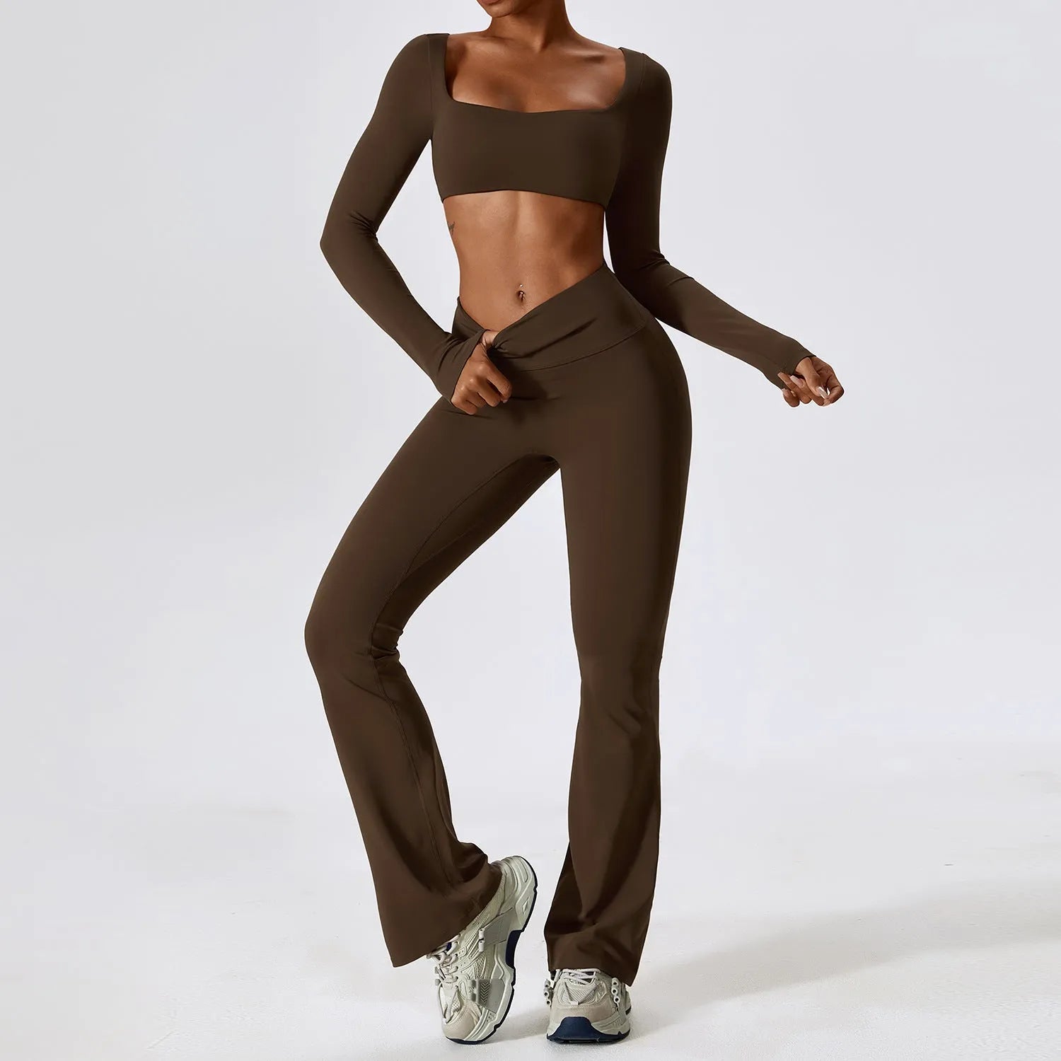 Women's Fashion Nude Feel Yoga Clothes Suit - Bellarte Enchanté Women's Fashion Nude Feel Yoga Clothes Suit