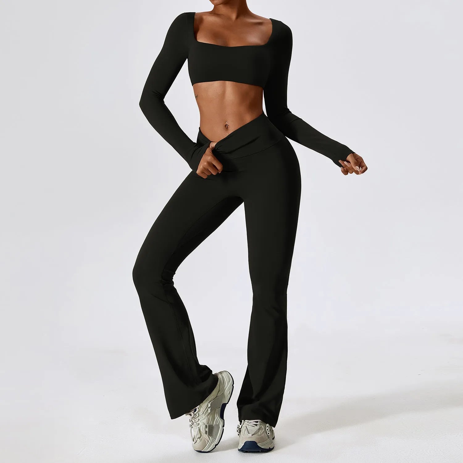 Women's Fashion Nude Feel Yoga Clothes Suit - Bellarte Enchanté Women's Fashion Nude Feel Yoga Clothes Suit