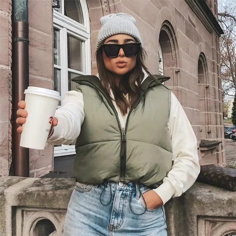 Women's Fashion Simple Two-sided Wear Cotton Vest - Bellarte Enchanté Women's Fashion Simple Two-sided Wear Cotton Vest