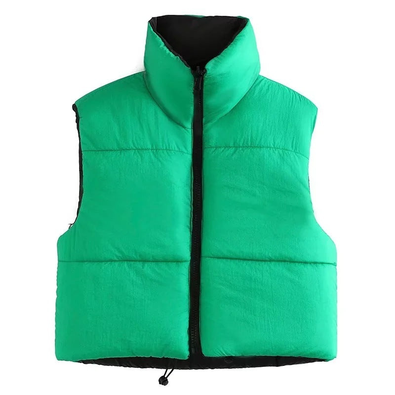Women's Fashion Simple Two-sided Wear Cotton Vest - Bellarte Enchanté Women's Fashion Simple Two-sided Wear Cotton Vest