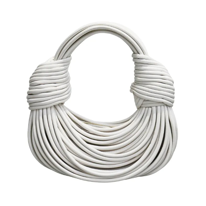 Women's Fashion Solid Color Handmade Woven Handbag - Bellarte Enchanté Women's Fashion Solid Color Handmade Woven Handbag