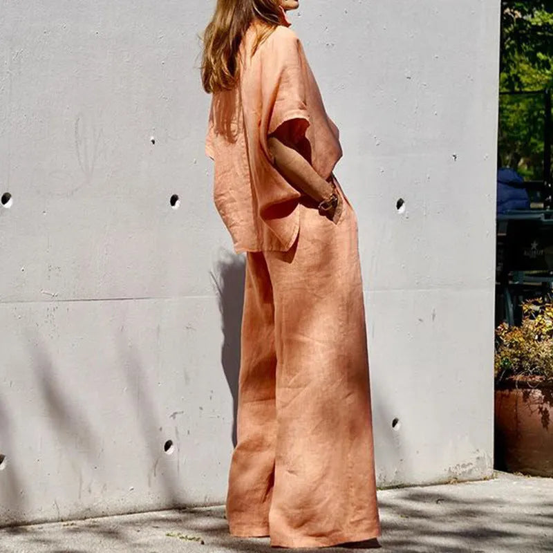 Women's Fashion Solid Color Loose Cotton - Bellarte Enchanté Women's Fashion Solid Color Loose Cotton