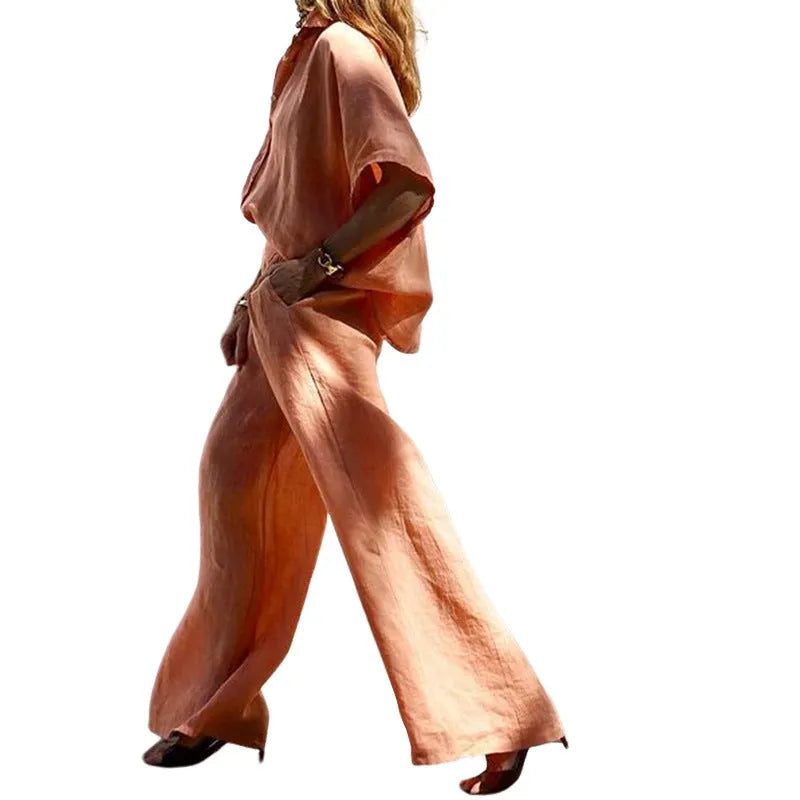 Women's Fashion Solid Color Loose Cotton - Bellarte Enchanté Women's Fashion Solid Color Loose Cotton