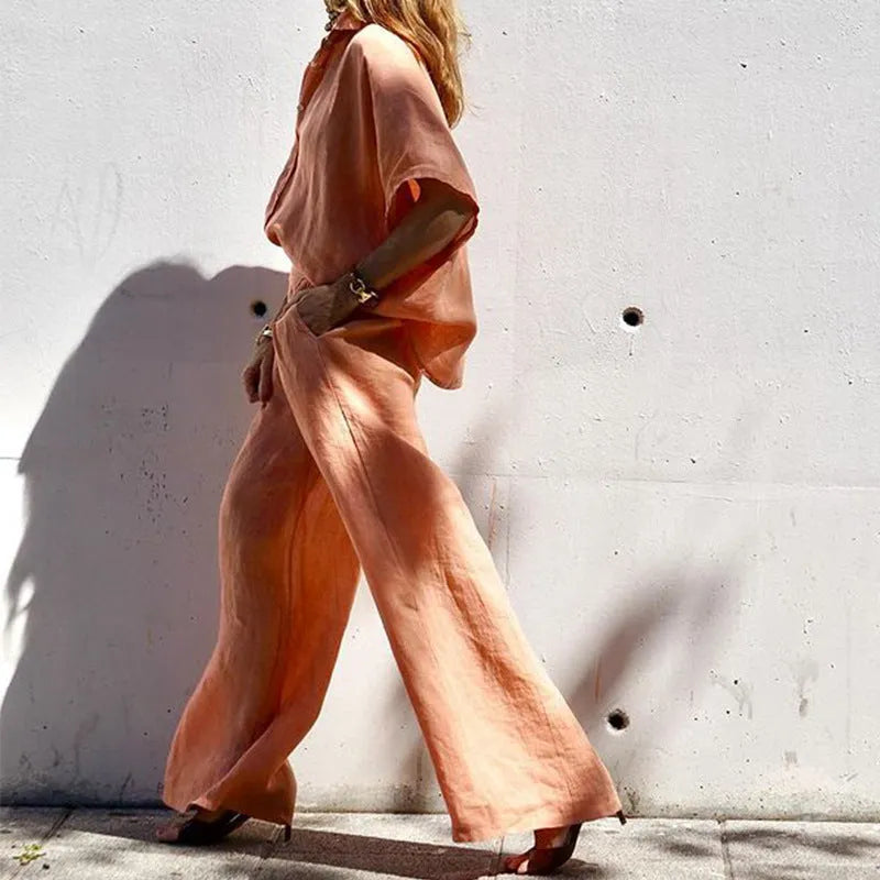 Women's Fashion Solid Color Loose Cotton - Bellarte Enchanté Women's Fashion Solid Color Loose Cotton