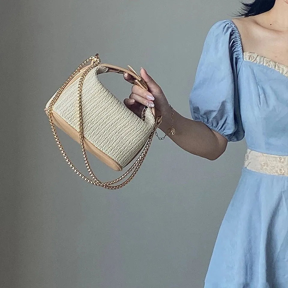 Women's Fashion Versatile One Shoulder Braided Handbag - Bellarte Enchanté Women's Fashion Versatile One Shoulder Braided Handbag