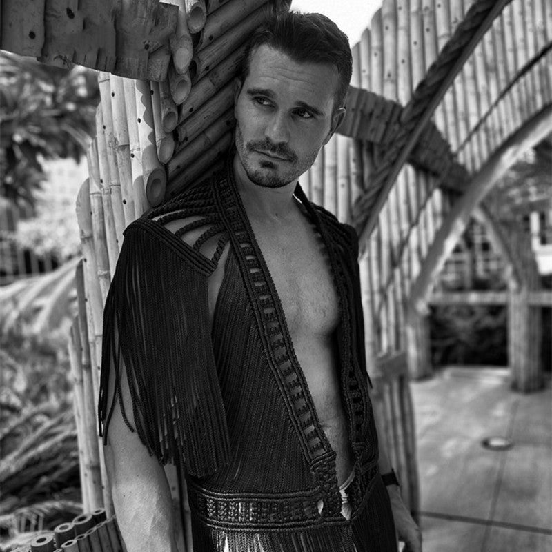 Women's Hand-woven Tassel Dress Creative Beach Travel Sexy Split Chest Wrap - Bellarte Enchanté Women's Hand-woven Tassel Dress Creative Beach Travel Sexy Split Chest Wrap