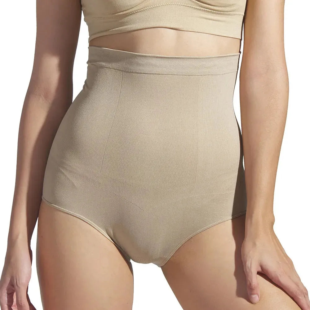 Women's High-waisted Silicone Point Rubber Shapewear Pants Europe And The United States Tight Panties Corseted To Lift The Buttocks Postpartum Abdominal Pants - Bellarte Enchanté Women's High-waisted Silicone Point Rubber Shapewear Pants Europe And The United States Tight Panties Corseted To Lift The Buttocks Postpartum Abdominal Pants